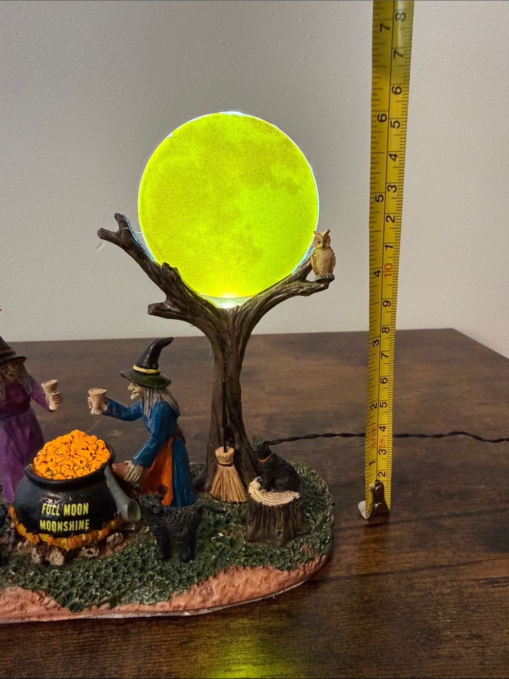 Lemax Spooky Town Full Moon Moonshine Witches Halloween Decor Table Accent 84335 - Picture 10 of 15